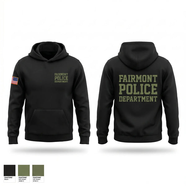 Hoodie, Fairmont Police Department, Police, Teamtime, Team time, sublimation, custom sports apparel, team uniforms, spirit wear, spiritwear, sports uniforms, custom shirts, team store, custom team store, fundraiser sports, apparel fundraiser