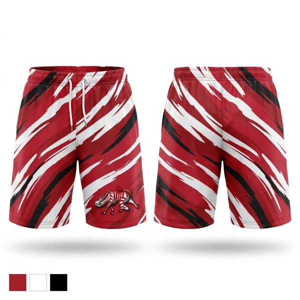 Athletic Shorts With Pockets, Zebras, , Teamtime, Team time, sublimation, custom sports apparel, team uniforms, spirit wear, spiritwear, sports uniforms, custom shirts, team store, custom team store, fundraiser sports, apparel fundraiser