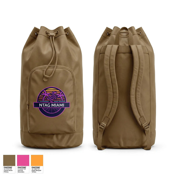Gear Bag, NTAG MIAMI FCPOA, Navy, Teamtime, Team time, sublimation, custom sports apparel, team uniforms, spirit wear, spiritwear, sports uniforms, custom shirts, team store, custom team store, fundraiser sports, apparel fundraiser