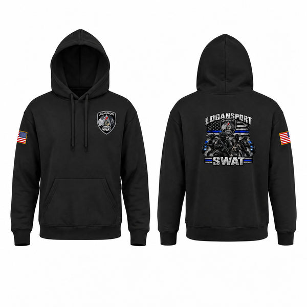 Hoodie, Logansport Swat, Police, Teamtime, Team time, sublimation, custom sports apparel, team uniforms, spirit wear, spiritwear, sports uniforms, custom shirts, team store, custom team store, fundraiser sports, apparel fundraiser