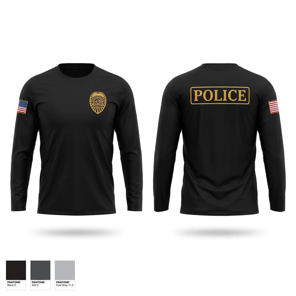 Long Sleeve Performance Shirt, Murfreesboro Police Department U.A.S. Team, Police, Teamtime, Team time, sublimation, custom sports apparel, team uniforms, spirit wear, spiritwear, sports uniforms, custom shirts, team store, custom team store, fundraiser sports, apparel fundraiser