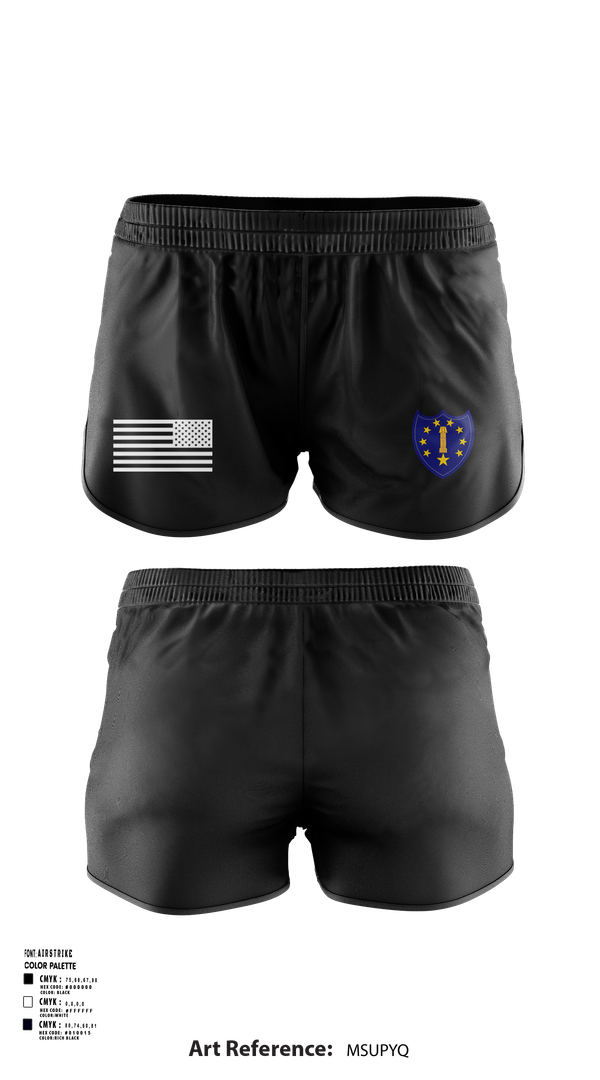 Ranger Panties, 54th Troop Command, , Teamtime, Team time, sublimation, custom sports apparel, team uniforms, spirit wear, spiritwear, sports uniforms, custom shirts, team store, custom team store, fundraiser sports, apparel fundraiser