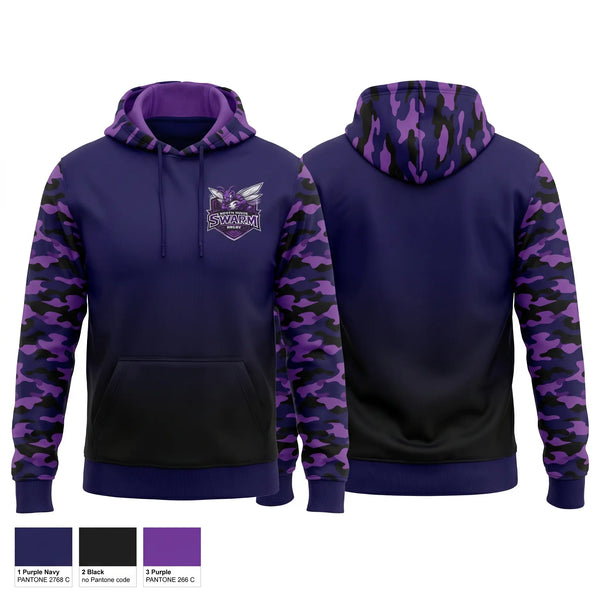 Hoodie, North Shore Swarm Rugby, Rugby, Teamtime, Team time, sublimation, custom sports apparel, team uniforms, spirit wear, spiritwear, sports uniforms, custom shirts, team store, custom team store, fundraiser sports, apparel fundraiser