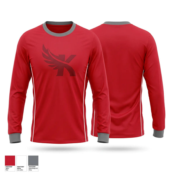 Long Sleeve Performance Shirt, Red Raiders, Cheer, Teamtime, Team time, sublimation, custom sports apparel, team uniforms, spirit wear, spiritwear, sports uniforms, custom shirts, team store, custom team store, fundraiser sports, apparel fundraiser