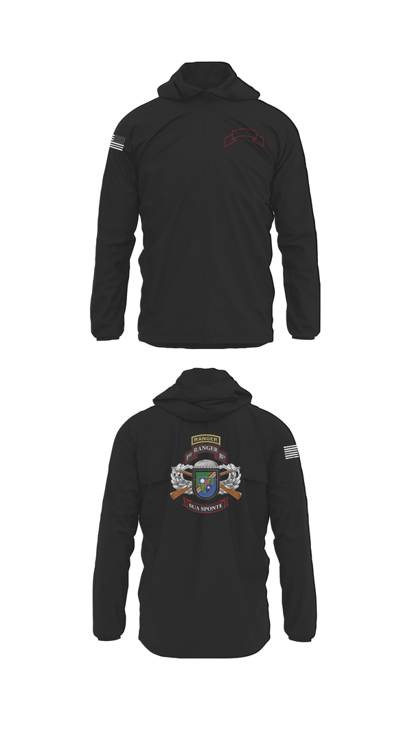 Windbreaker, 1/75 Ranger Battalion, Army, Teamtime, Team time, sublimation, custom sports apparel, team uniforms, spirit wear, spiritwear, sports uniforms, custom shirts, team store, custom team store, fundraiser sports, apparel fundraiser