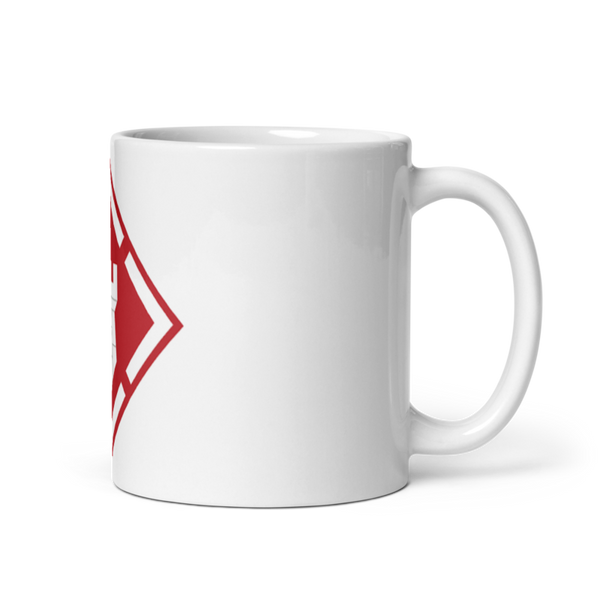 20th Engineer Brigade 13540716 White Glossy Mug - Medium