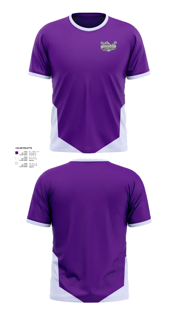 Short Sleeve Performance Shirt, Windsor senior's, Men's Lacrosse, Teamtime, Team time, sublimation, custom sports apparel, team uniforms, spirit wear, spiritwear, sports uniforms, custom shirts, team store, custom team store, fundraiser sports, apparel fundraiser