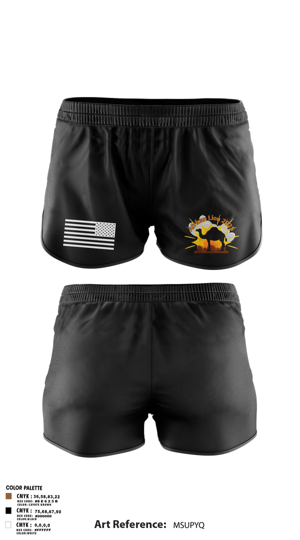 Ranger Panties, 205th TPASE, , Teamtime, Team time, sublimation, custom sports apparel, team uniforms, spirit wear, spiritwear, sports uniforms, custom shirts, team store, custom team store, fundraiser sports, apparel fundraiser