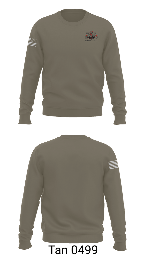 Crew Neck Sweatshirt, 165th Quarter Master, National Guard, Teamtime, Team time, sublimation, custom sports apparel, team uniforms, spirit wear, spiritwear, sports uniforms, custom shirts, team store, custom team store, fundraiser sports, apparel fundraiser