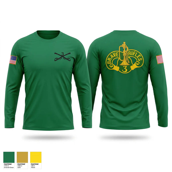 Long Sleeve Performance Shirt, 3d Cavalry Regiment, Army, Teamtime, Team time, sublimation, custom sports apparel, team uniforms, spirit wear, spiritwear, sports uniforms, custom shirts, team store, custom team store, fundraiser sports, apparel fundraiser