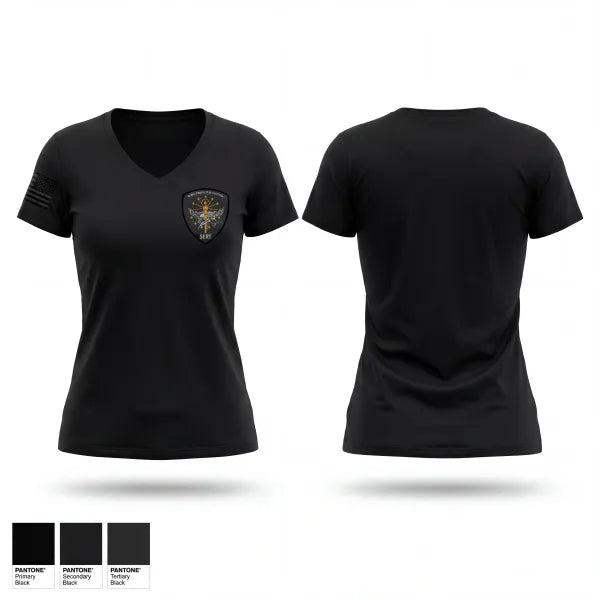 Womens Short Sleeve Vneck Shirt, SERT, Police, Teamtime, Team time, sublimation, custom sports apparel, team uniforms, spirit wear, spiritwear, sports uniforms, custom shirts, team store, custom team store, fundraiser sports, apparel fundraiser