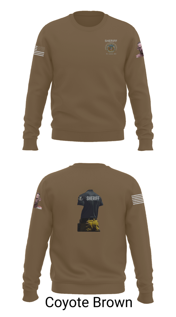 Crew Neck Sweatshirt, Sheriff Transportation, , Teamtime, Team time, sublimation, custom sports apparel, team uniforms, spirit wear, spiritwear, sports uniforms, custom shirts, team store, custom team store, fundraiser sports, apparel fundraiser