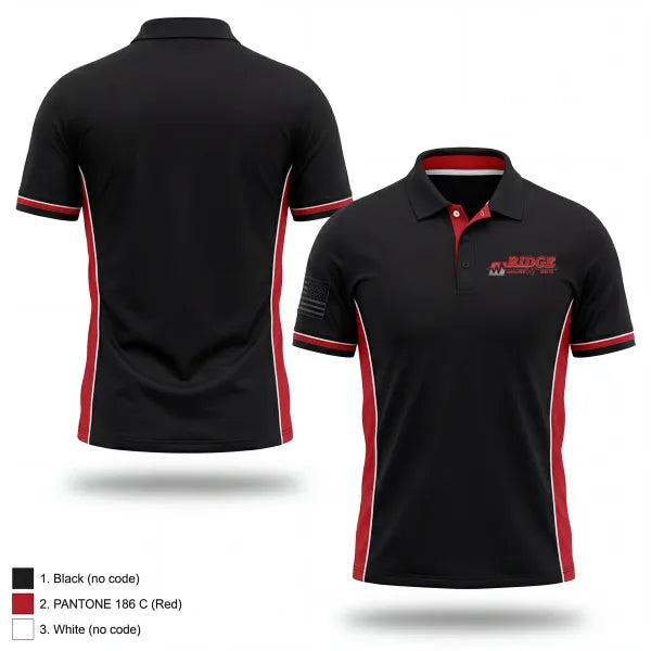 Short Sleeve Performance Polo, Ridge Ambulance Service, EMS/EMT, Teamtime, Team time, sublimation, custom sports apparel, team uniforms, spirit wear, spiritwear, sports uniforms, custom shirts, team store, custom team store, fundraiser sports, apparel fundraiser