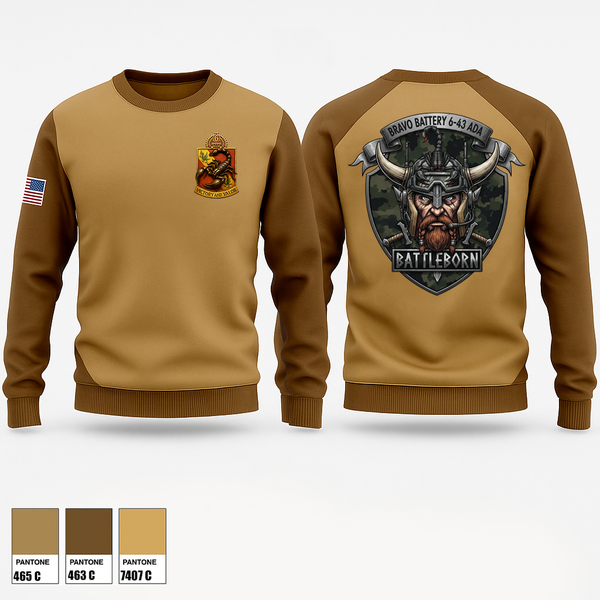 Crew Neck Sweatshirt, Battleborn, Army, Teamtime, Team time, sublimation, custom sports apparel, team uniforms, spirit wear, spiritwear, sports uniforms, custom shirts, team store, custom team store, fundraiser sports, apparel fundraiser
