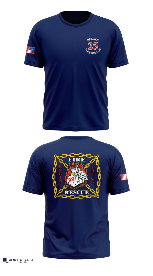 Old School Cotton Feel Shirt, Station 25, Fire Department, Teamtime, Team time, sublimation, custom sports apparel, team uniforms, spirit wear, spiritwear, sports uniforms, custom shirts, team store, custom team store, fundraiser sports, apparel fundraiser