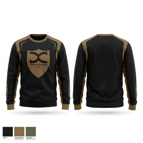 Crew Neck Sweatshirt, Delta Security Company LLC., , Teamtime, Team time, sublimation, custom sports apparel, team uniforms, spirit wear, spiritwear, sports uniforms, custom shirts, team store, custom team store, fundraiser sports, apparel fundraiser