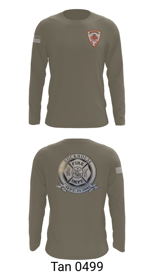 Long Sleeve Performance Shirt, Rockhouse vol Fire department, Fire Department, Teamtime, Team time, sublimation, custom sports apparel, team uniforms, spirit wear, spiritwear, sports uniforms, custom shirts, team store, custom team store, fundraiser sports, apparel fundraiser