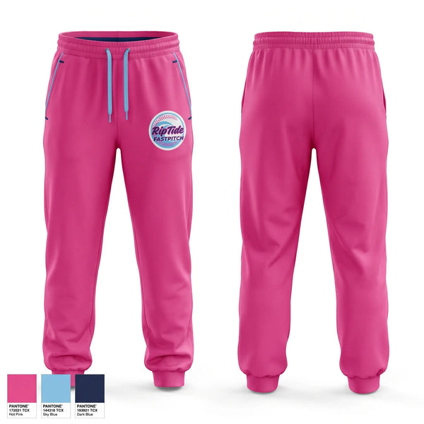 Sweatpants, Pompano Beach Riptide, Softball, Teamtime, Team time, sublimation, custom sports apparel, team uniforms, spirit wear, spiritwear, sports uniforms, custom shirts, team store, custom team store, fundraiser sports, apparel fundraiser
