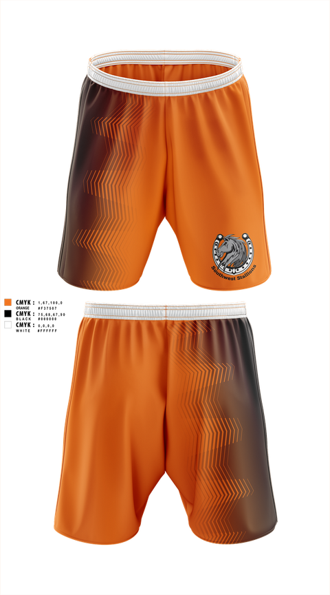 Athletic Shorts With Pockets, Southwest Stallions, , Teamtime, Team time, sublimation, custom sports apparel, team uniforms, spirit wear, spiritwear, sports uniforms, custom shirts, team store, custom team store, fundraiser sports, apparel fundraiser