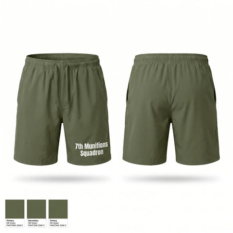 Athletic Shorts With Pockets, 7th Munitions Squadron, Air Force, Teamtime, Team time, sublimation, custom sports apparel, team uniforms, spirit wear, spiritwear, sports uniforms, custom shirts, team store, custom team store, fundraiser sports, apparel fundraiser