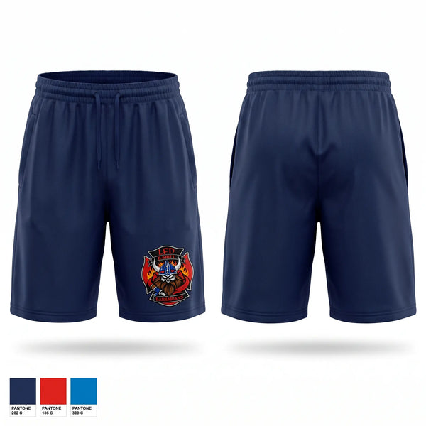 Athletic Shorts With Pockets, LFD, Fire Department, Teamtime, Team time, sublimation, custom sports apparel, team uniforms, spirit wear, spiritwear, sports uniforms, custom shirts, team store, custom team store, fundraiser sports, apparel fundraiser
