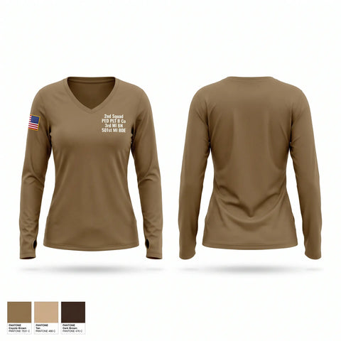 Old School Cotton Feel Shirt, 2nd Squad, PED PLT, B Co, 3rd MI BN, 501st MI BDE, Army, Teamtime, Team time, sublimation, custom sports apparel, team uniforms, spirit wear, spiritwear, sports uniforms, custom shirts, team store, custom team store, fundraiser sports, apparel fundraiser
