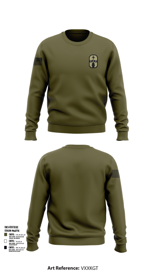 Crew Neck Sweatshirt, 1487th Transportation Company, , Teamtime, Team time, sublimation, custom sports apparel, team uniforms, spirit wear, spiritwear, sports uniforms, custom shirts, team store, custom team store, fundraiser sports, apparel fundraiser