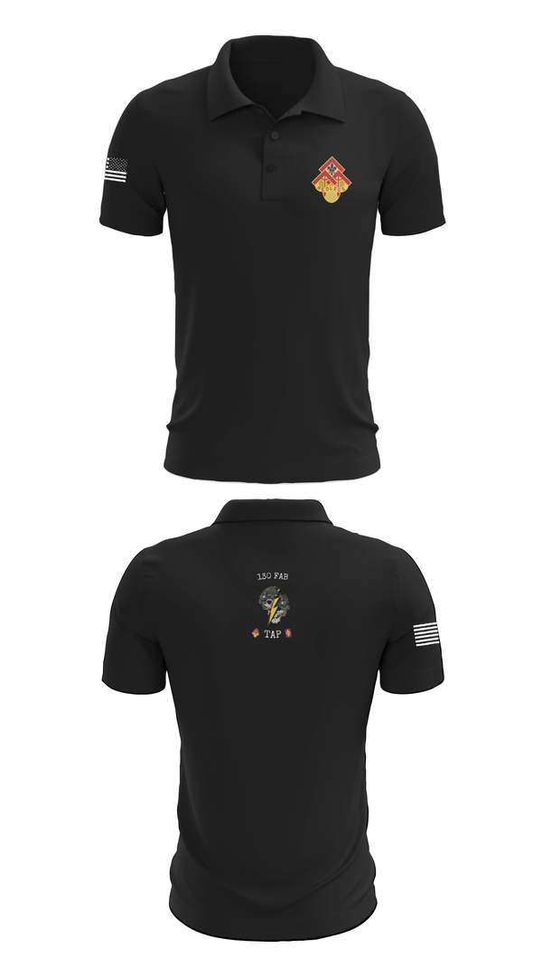Short Sleeve Performance Polo, 130th FAB Target Acquisition Platoon, , Teamtime, Team time, sublimation, custom sports apparel, team uniforms, spirit wear, spiritwear, sports uniforms, custom shirts, team store, custom team store, fundraiser sports, apparel fundraiser