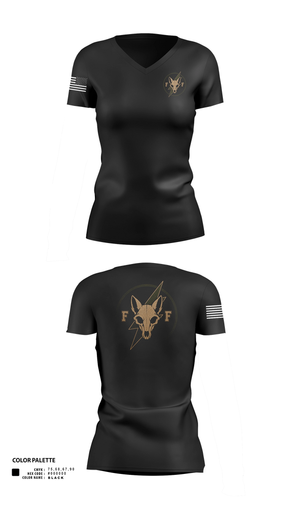 Womens Short Sleeve Vneck Shirt, FF, , Teamtime, Team time, sublimation, custom sports apparel, team uniforms, spirit wear, spiritwear, sports uniforms, custom shirts, team store, custom team store, fundraiser sports, apparel fundraiser