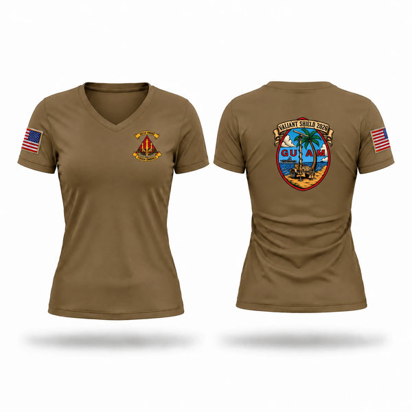 Womens Short Sleeve Vneck Shirt, 651st HMOD, Army, Teamtime, Team time, sublimation, custom sports apparel, team uniforms, spirit wear, spiritwear, sports uniforms, custom shirts, team store, custom team store, fundraiser sports, apparel fundraiser