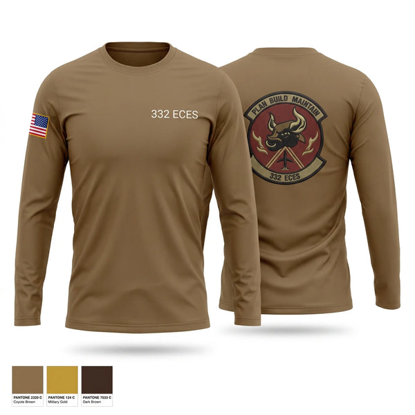 Long Sleeve Performance Shirt, 332 ECES, Air Force, Teamtime, Team time, sublimation, custom sports apparel, team uniforms, spirit wear, spiritwear, sports uniforms, custom shirts, team store, custom team store, fundraiser sports, apparel fundraiser