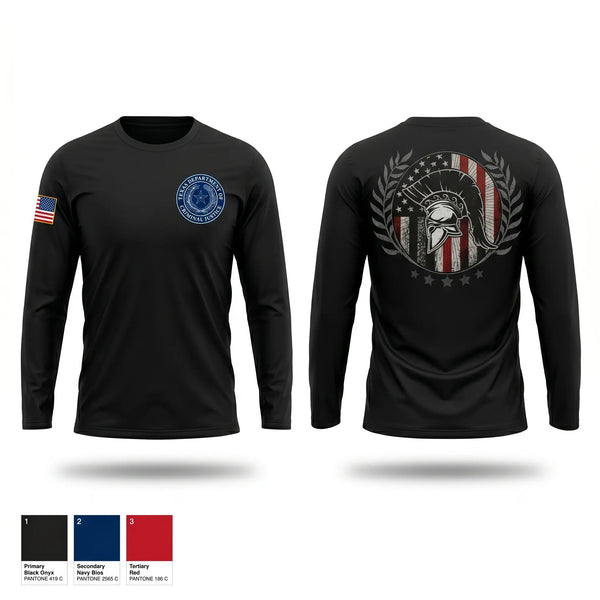 Long Sleeve Performance Shirt, TDCJ Wynne unit, Police, Teamtime, Team time, sublimation, custom sports apparel, team uniforms, spirit wear, spiritwear, sports uniforms, custom shirts, team store, custom team store, fundraiser sports, apparel fundraiser