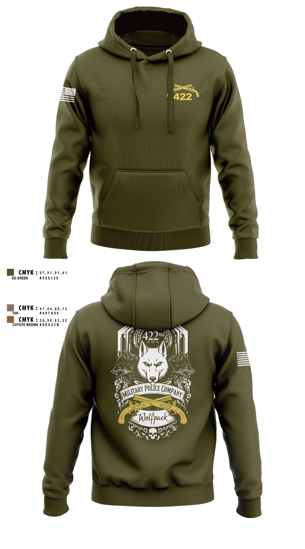 Hoodie, 422nd Military Police Company, Army, Teamtime, Team time, sublimation, custom sports apparel, team uniforms, spirit wear, spiritwear, sports uniforms, custom shirts, team store, custom team store, fundraiser sports, apparel fundraiser