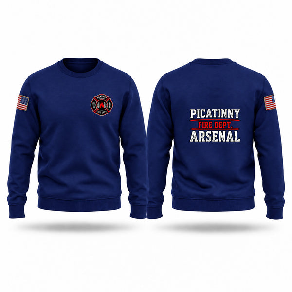 Crew Neck Sweatshirt, Picatinny Arsenal Fire & Emergency Services, Fire Department, Teamtime, Team time, sublimation, custom sports apparel, team uniforms, spirit wear, spiritwear, sports uniforms, custom shirts, team store, custom team store, fundraiser sports, apparel fundraiser