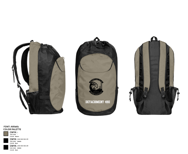 Gear Bag, Detachment 490, Air Force, Teamtime, Team time, sublimation, custom sports apparel, team uniforms, spirit wear, spiritwear, sports uniforms, custom shirts, team store, custom team store, fundraiser sports, apparel fundraiser