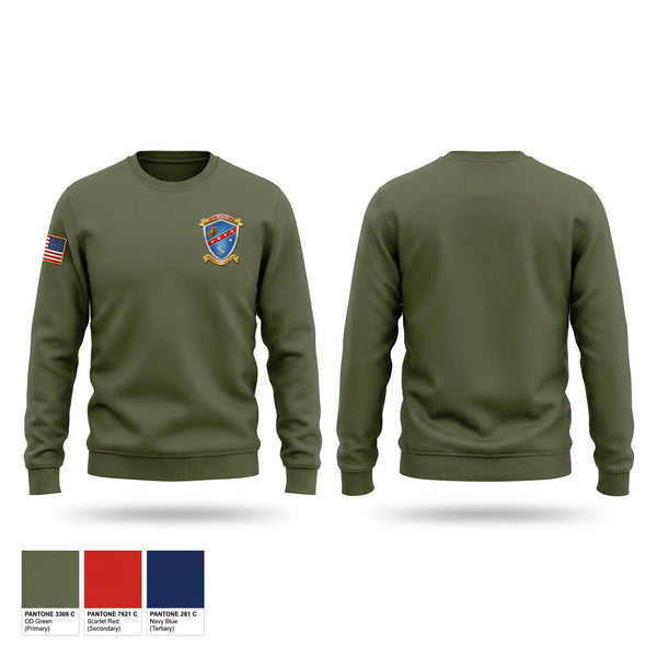 Crew Neck Sweatshirt, Ground Supply School, Marines, Teamtime, Team time, sublimation, custom sports apparel, team uniforms, spirit wear, spiritwear, sports uniforms, custom shirts, team store, custom team store, fundraiser sports, apparel fundraiser