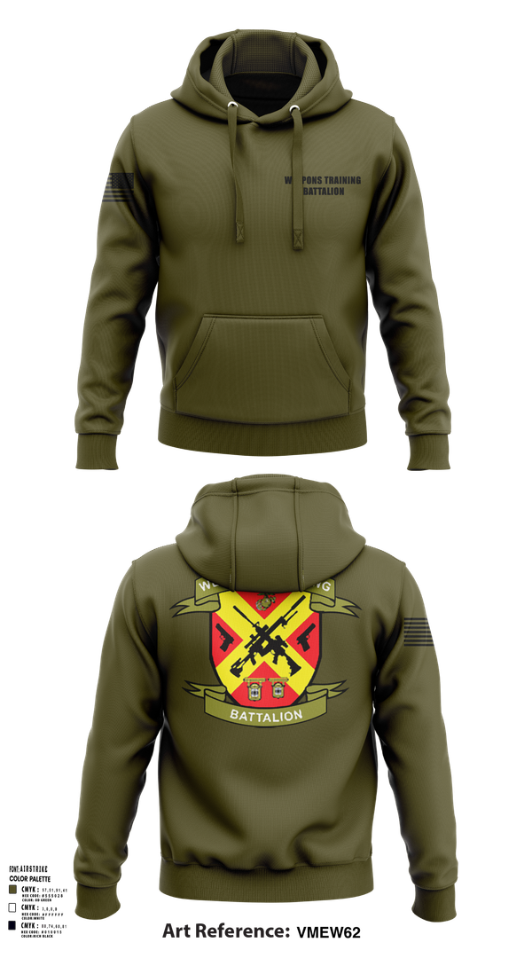 Hoodie, Weapons Training Battalion, Marines, Teamtime, Team time, sublimation, custom sports apparel, team uniforms, spirit wear, spiritwear, sports uniforms, custom shirts, team store, custom team store, fundraiser sports, apparel fundraiser