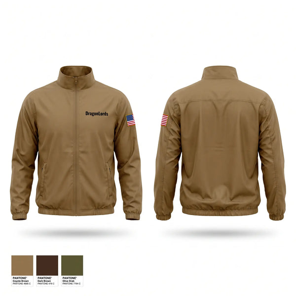 Windbreaker, DragonLords, Army, Teamtime, Team time, sublimation, custom sports apparel, team uniforms, spirit wear, spiritwear, sports uniforms, custom shirts, team store, custom team store, fundraiser sports, apparel fundraiser