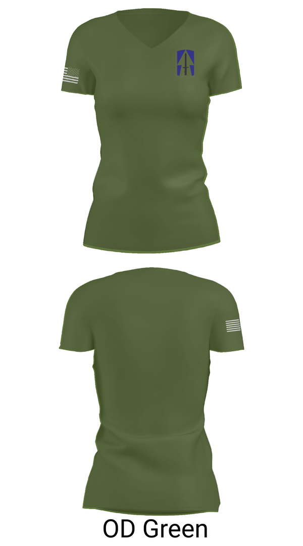 Womens Short Sleeve Vneck Shirt, 76th IBCT, , Teamtime, Team time, sublimation, custom sports apparel, team uniforms, spirit wear, spiritwear, sports uniforms, custom shirts, team store, custom team store, fundraiser sports, apparel fundraiser