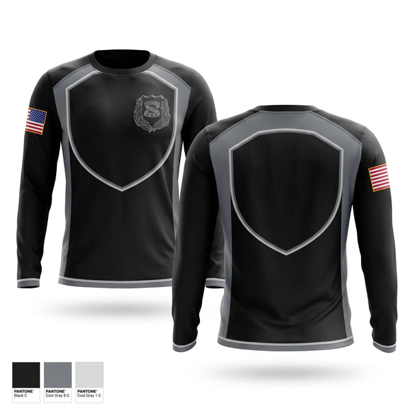 Long Sleeve Performance Shirt, Readington Police Department/PBA317, Police, Teamtime, Team time, sublimation, custom sports apparel, team uniforms, spirit wear, spiritwear, sports uniforms, custom shirts, team store, custom team store, fundraiser sports, apparel fundraiser