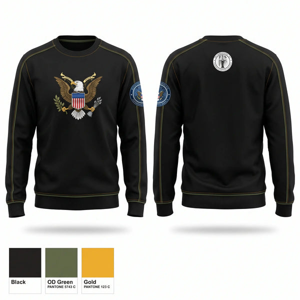 Crew Neck Sweatshirt, ETS Intelligence, , Teamtime, Team time, sublimation, custom sports apparel, team uniforms, spirit wear, spiritwear, sports uniforms, custom shirts, team store, custom team store, fundraiser sports, apparel fundraiser