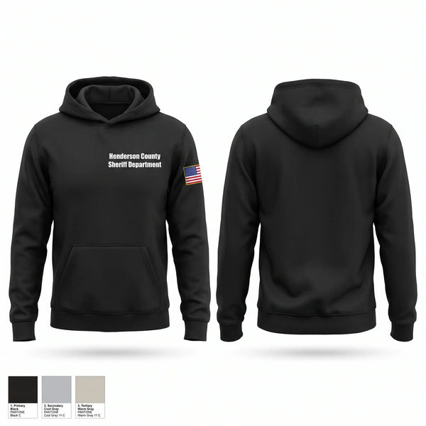 Hoodie, Henderson County Sheriff Department, Police, Teamtime, Team time, sublimation, custom sports apparel, team uniforms, spirit wear, spiritwear, sports uniforms, custom shirts, team store, custom team store, fundraiser sports, apparel fundraiser