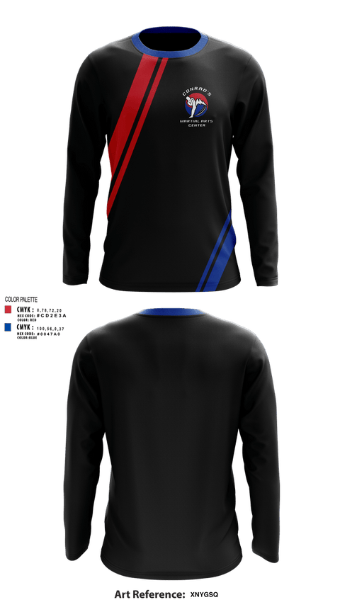 Long Sleeve Performance Shirt, Conrad’s Martial Arts Center, , Teamtime, Team time, sublimation, custom sports apparel, team uniforms, spirit wear, spiritwear, sports uniforms, custom shirts, team store, custom team store, fundraiser sports, apparel fundraiser