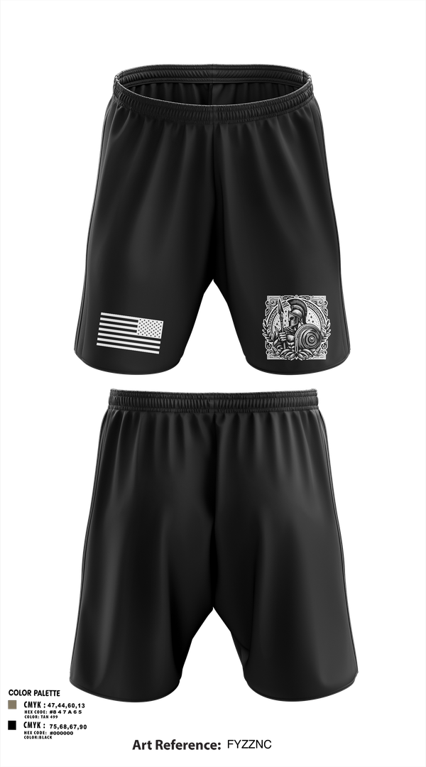 Athletic Shorts With Pockets, Detachment 9, Army, Teamtime, Team time, sublimation, custom sports apparel, team uniforms, spirit wear, spiritwear, sports uniforms, custom shirts, team store, custom team store, fundraiser sports, apparel fundraiser