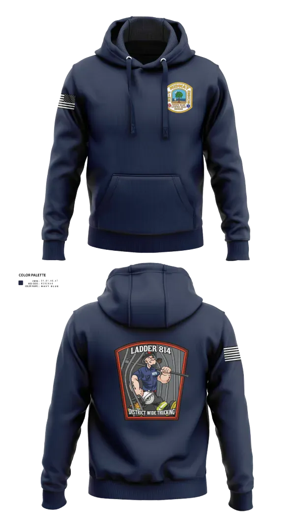 Hoodie, 814 truck, Fire Department, Teamtime, Team time, sublimation, custom sports apparel, team uniforms, spirit wear, spiritwear, sports uniforms, custom shirts, team store, custom team store, fundraiser sports, apparel fundraiser