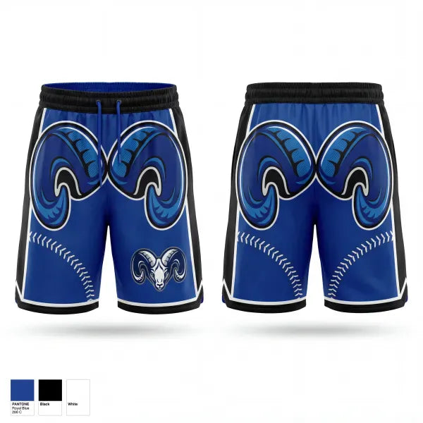 Athletic Shorts With Pockets, Ramsay, Softball, Teamtime, Team time, sublimation, custom sports apparel, team uniforms, spirit wear, spiritwear, sports uniforms, custom shirts, team store, custom team store, fundraiser sports, apparel fundraiser