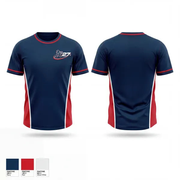 Short Sleeve Performance Shirt, Little Rock A’s, Baseball, Teamtime, Team time, sublimation, custom sports apparel, team uniforms, spirit wear, spiritwear, sports uniforms, custom shirts, team store, custom team store, fundraiser sports, apparel fundraiser