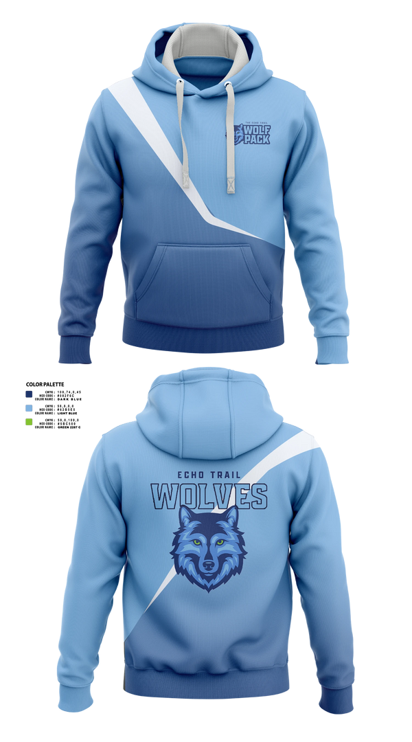 Hoodie, Echo Trail Wolfpack, Men's Basketball, Teamtime, Team time, sublimation, custom sports apparel, team uniforms, spirit wear, spiritwear, sports uniforms, custom shirts, team store, custom team store, fundraiser sports, apparel fundraiser