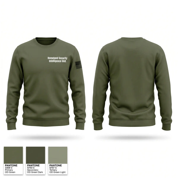 Crew Neck Sweatshirt, Homeland Security & Intelligence Unit, Police, Teamtime, Team time, sublimation, custom sports apparel, team uniforms, spirit wear, spiritwear, sports uniforms, custom shirts, team store, custom team store, fundraiser sports, apparel fundraiser