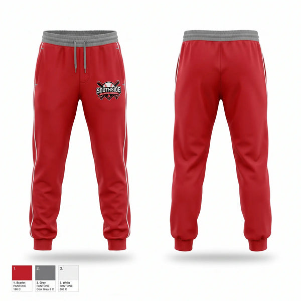 Sweatpants, Southside, Softball, Teamtime, Team time, sublimation, custom sports apparel, team uniforms, spirit wear, spiritwear, sports uniforms, custom shirts, team store, custom team store, fundraiser sports, apparel fundraiser